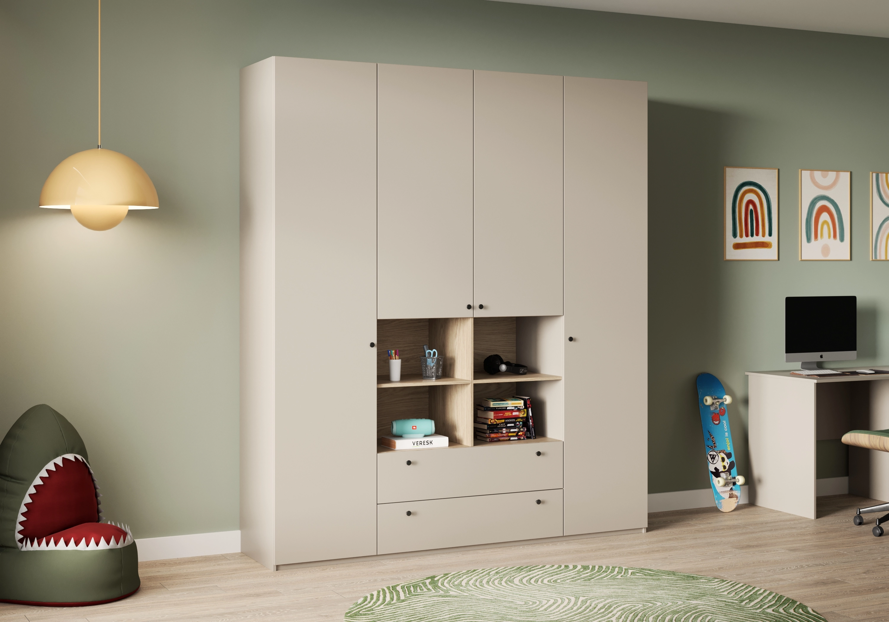 Распашной шкаф Моццо-4