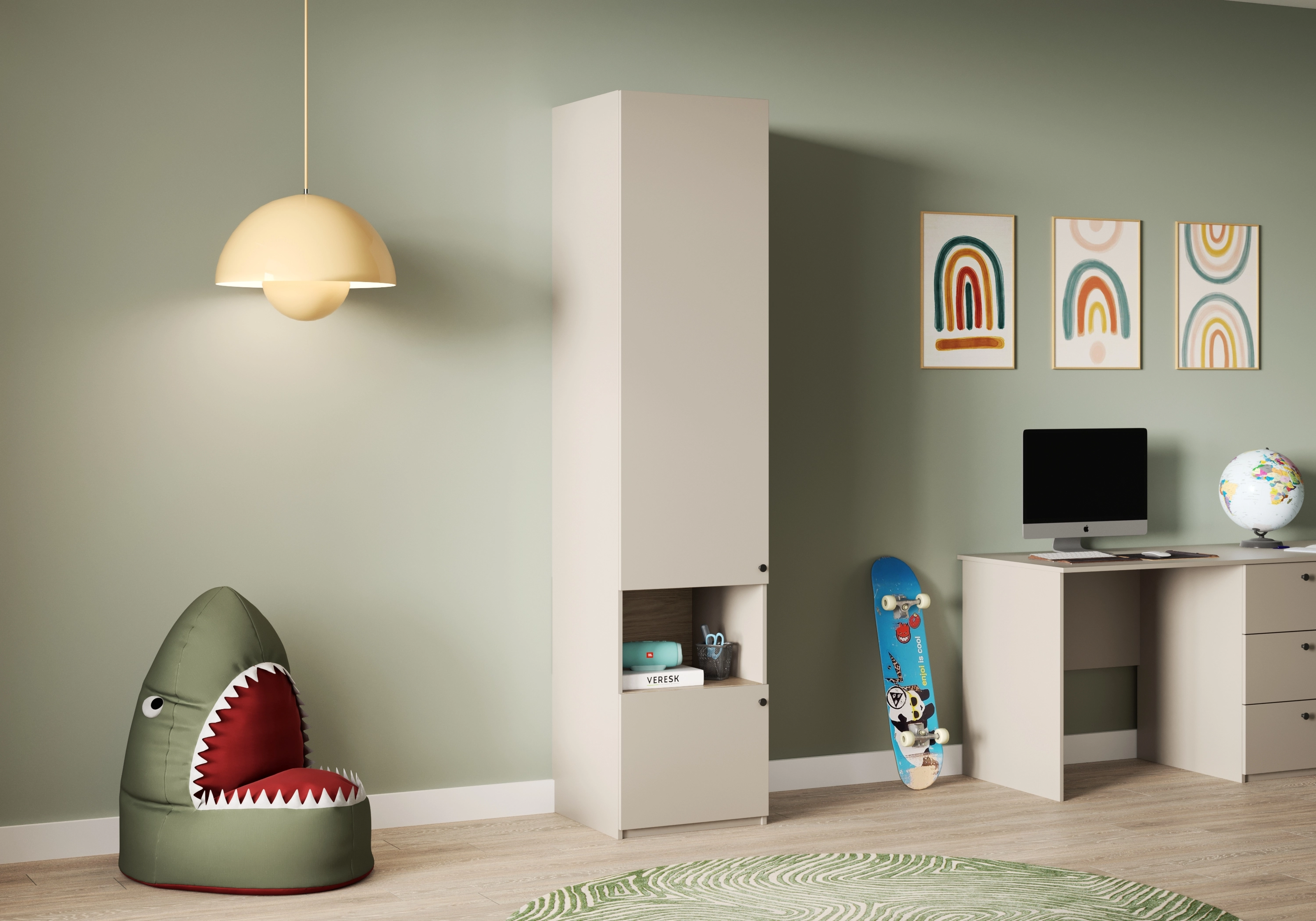 Распашной шкаф Моццо-1