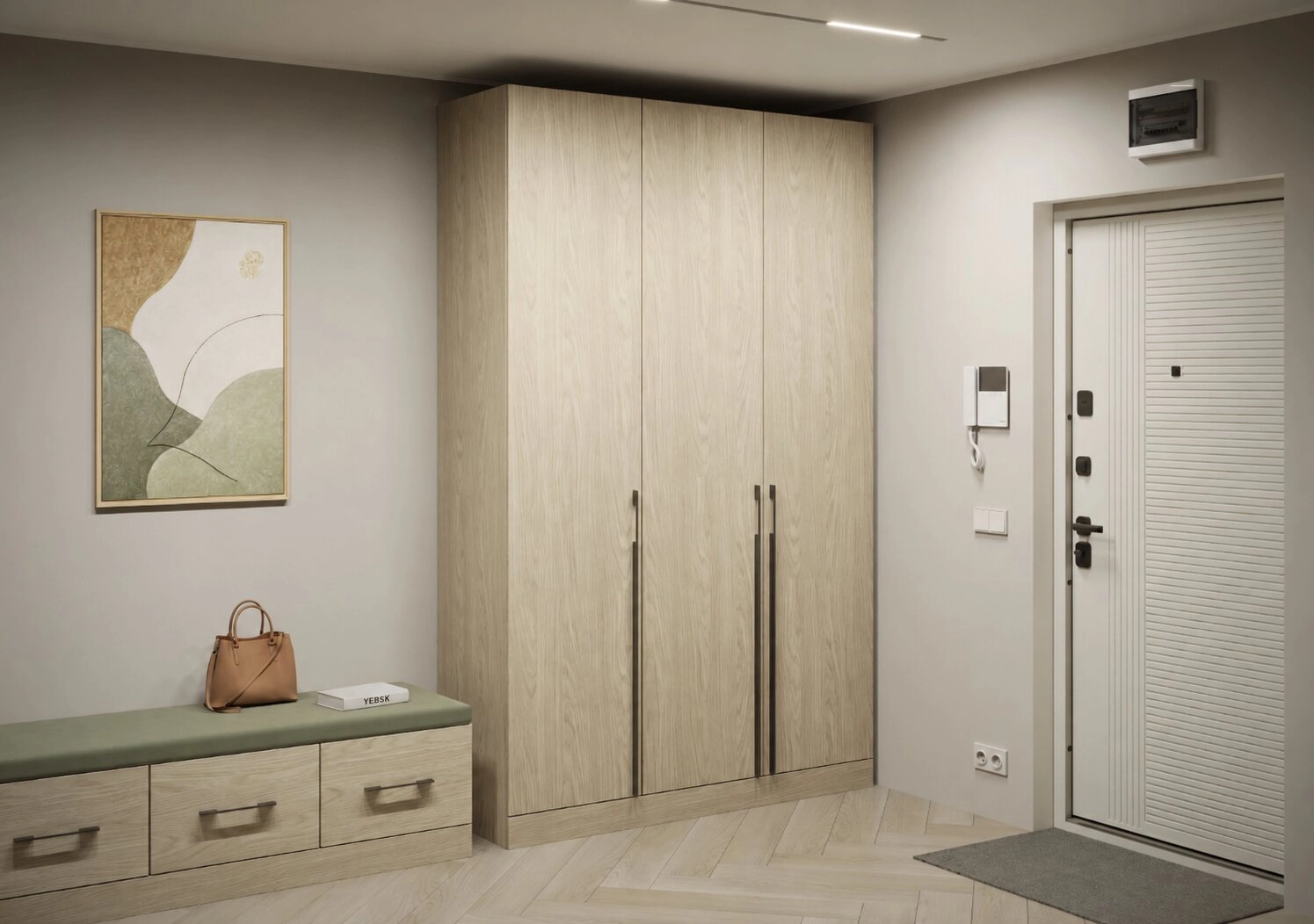 Распашной шкаф Капса-3