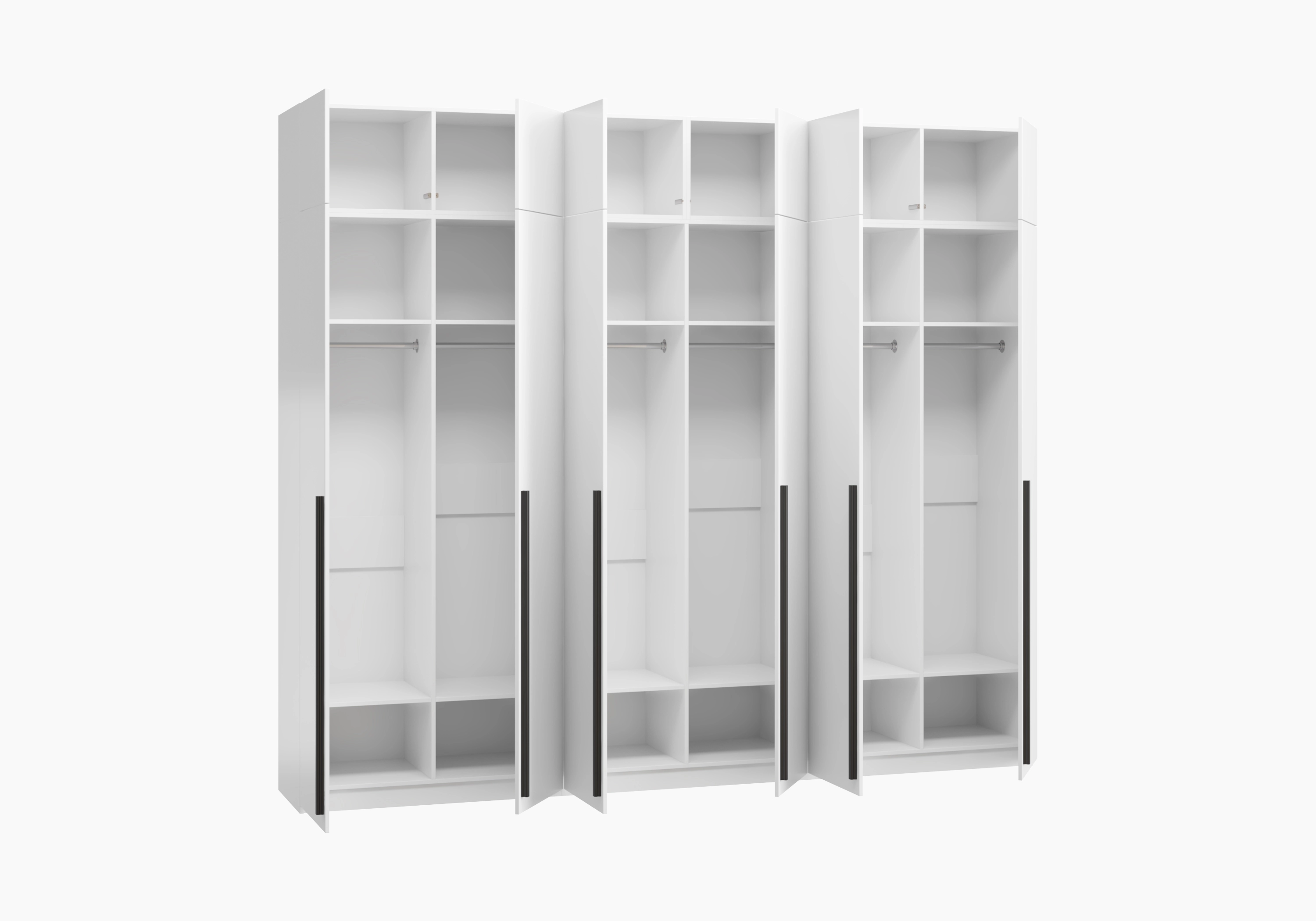 Распашной шкаф Лорэна-6.2 с антресолью