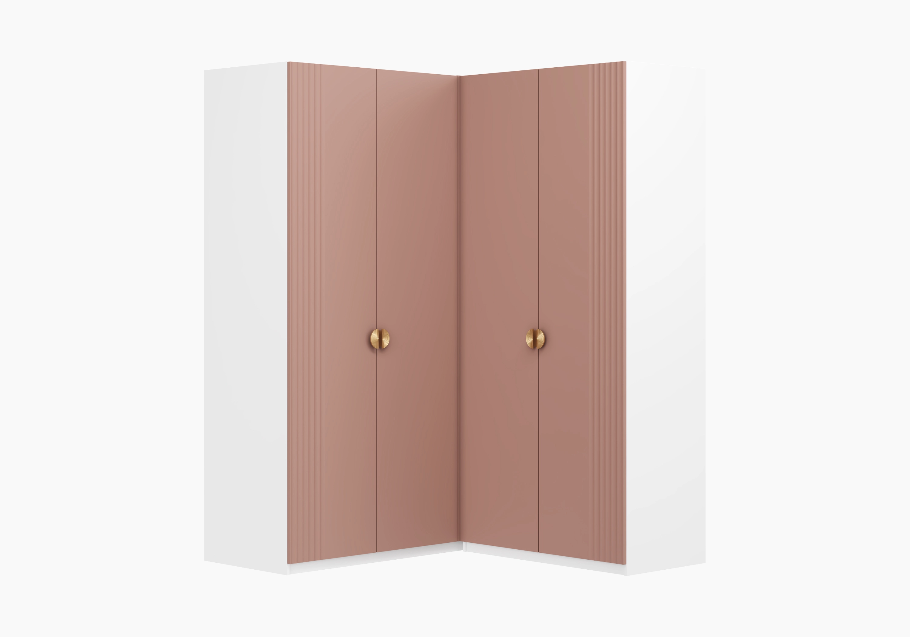 Распашной шкаф угловой Санторини-550 Лайф