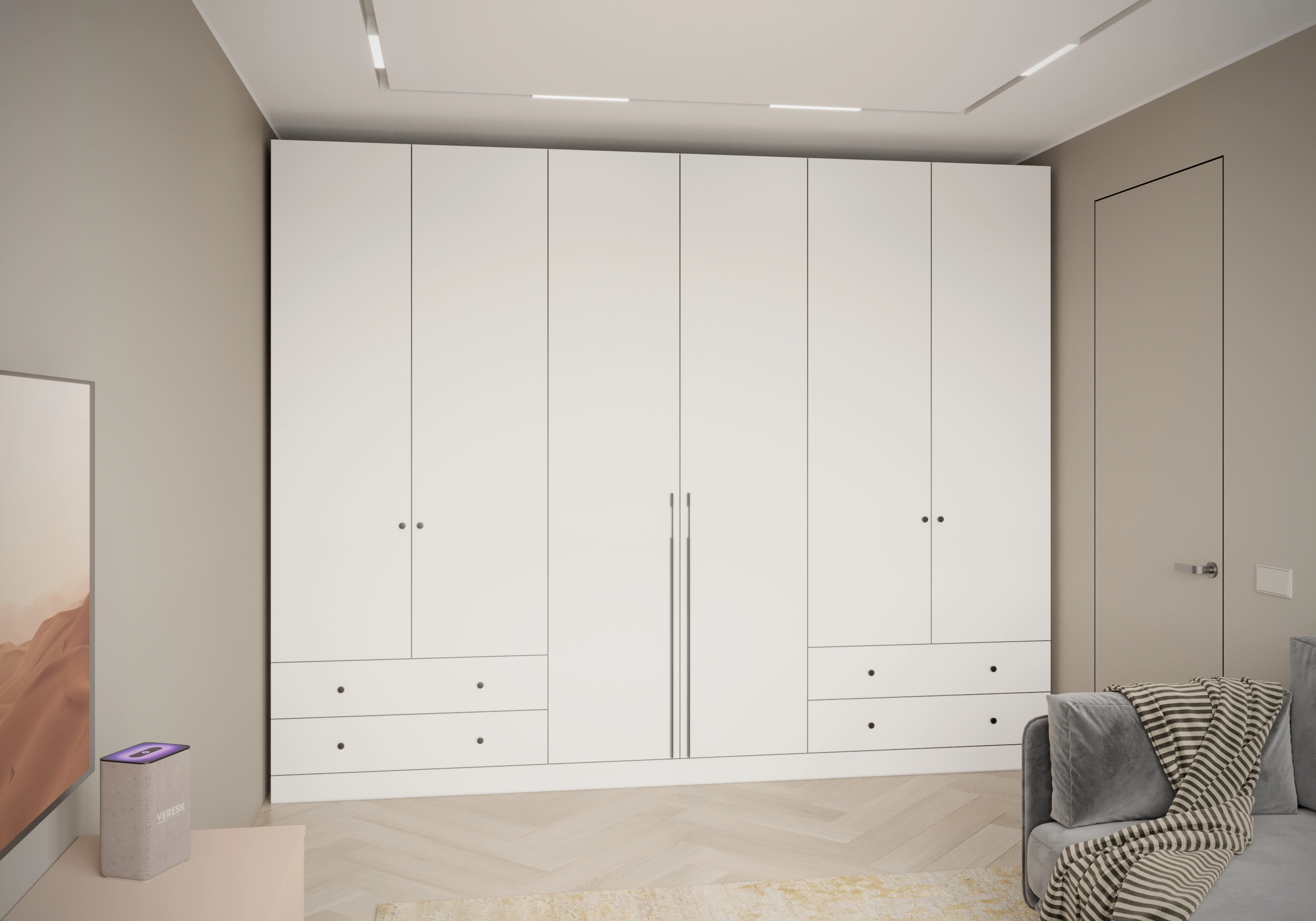 Распашной шкаф Капса-6.2.2