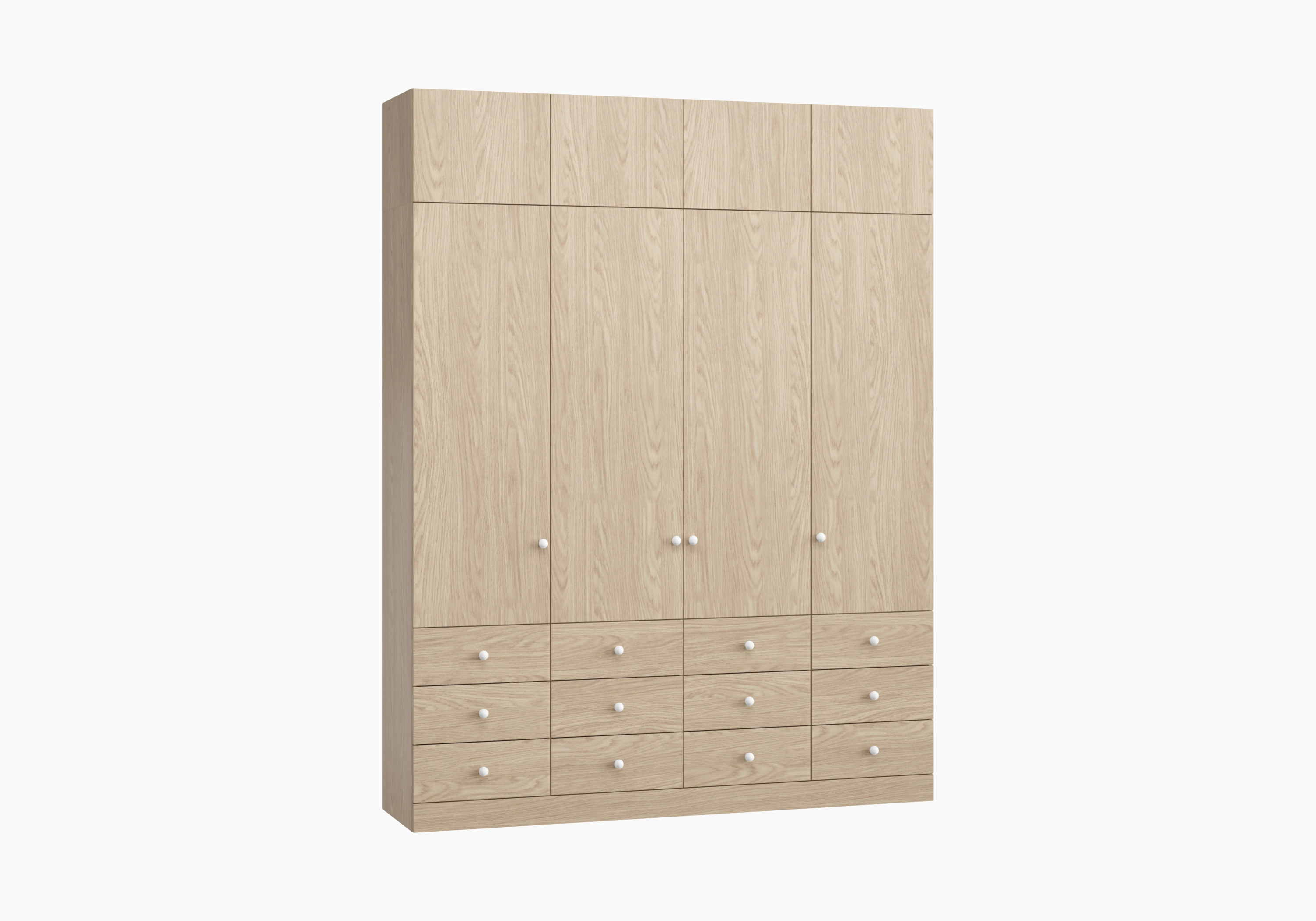 Распашной шкаф Капса-4.3.3 с антресолью