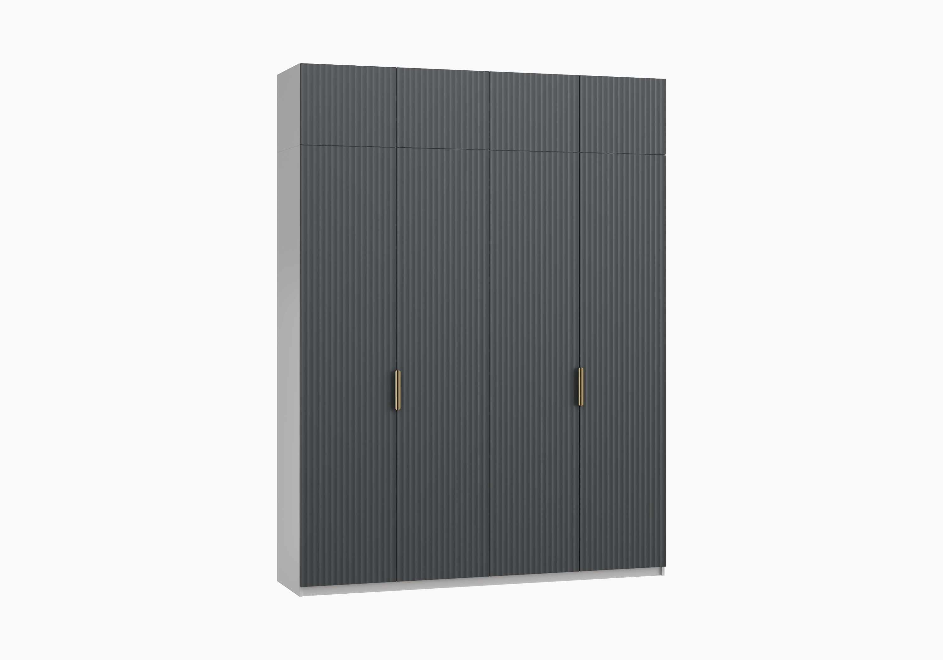 Распашной шкаф Шармель-4.2 Лайф Эмаль с антресолью