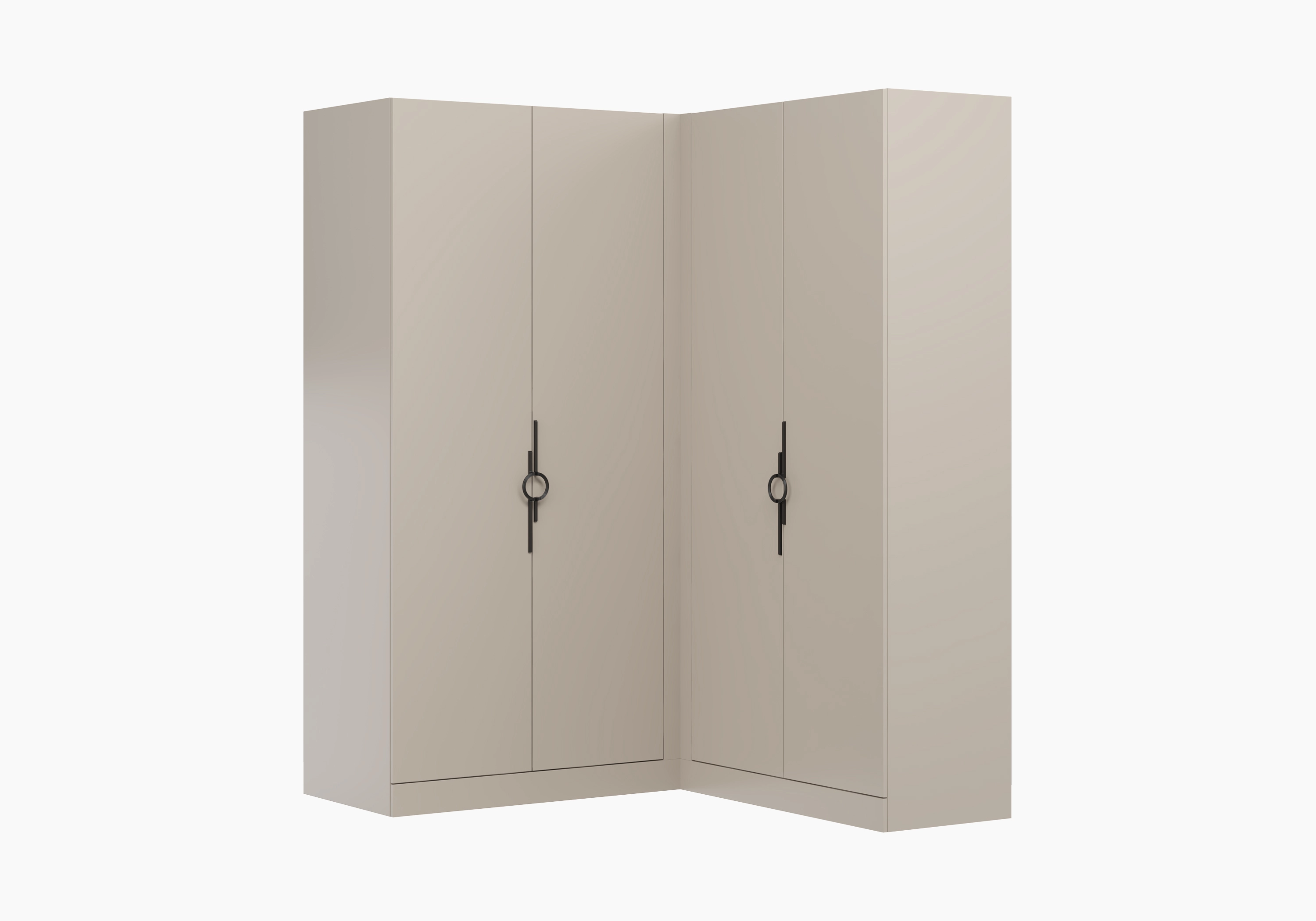 Распашной шкаф угловой Элавия-2-500