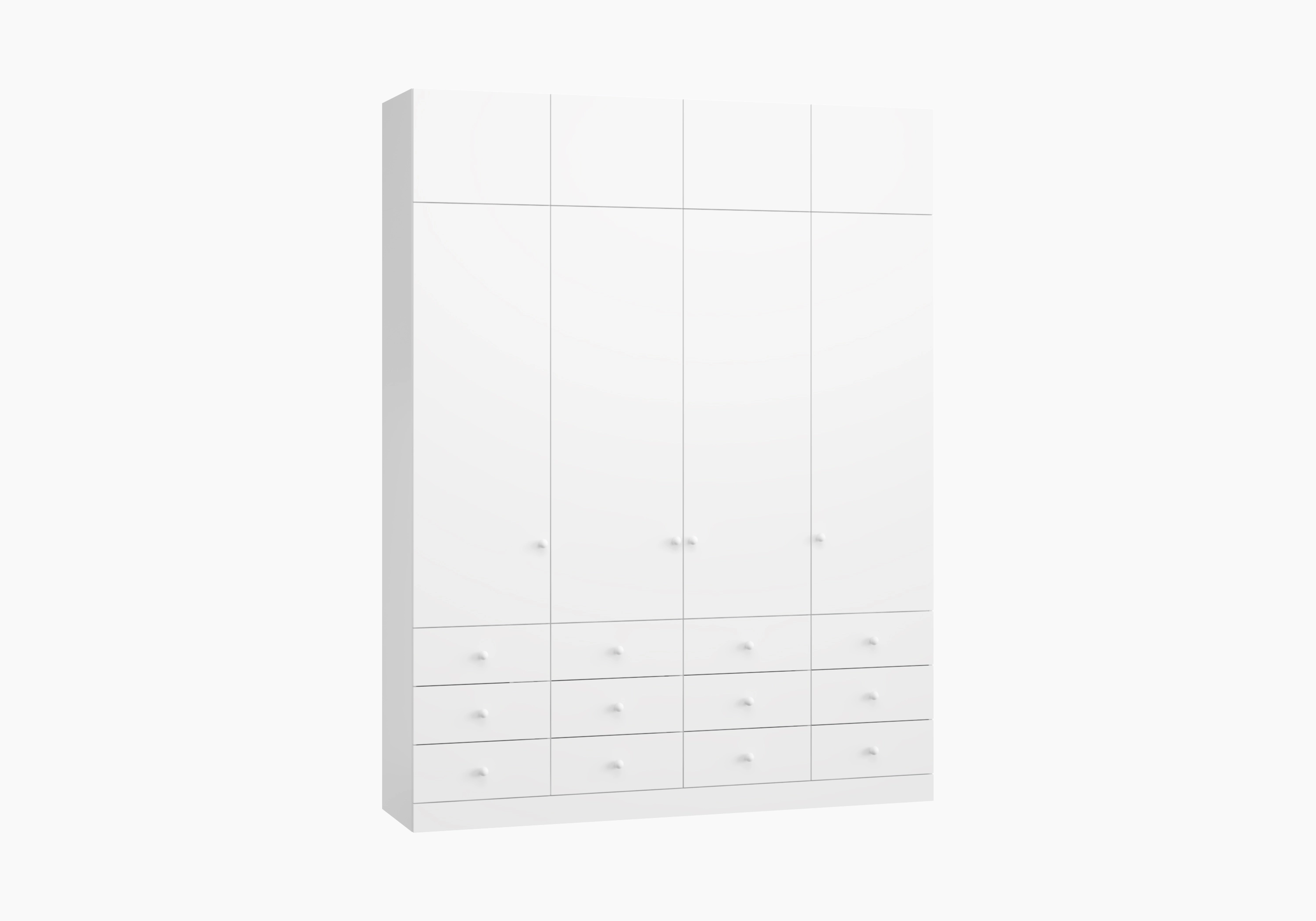 Распашной шкаф Капса-4.3.3 с антресолью