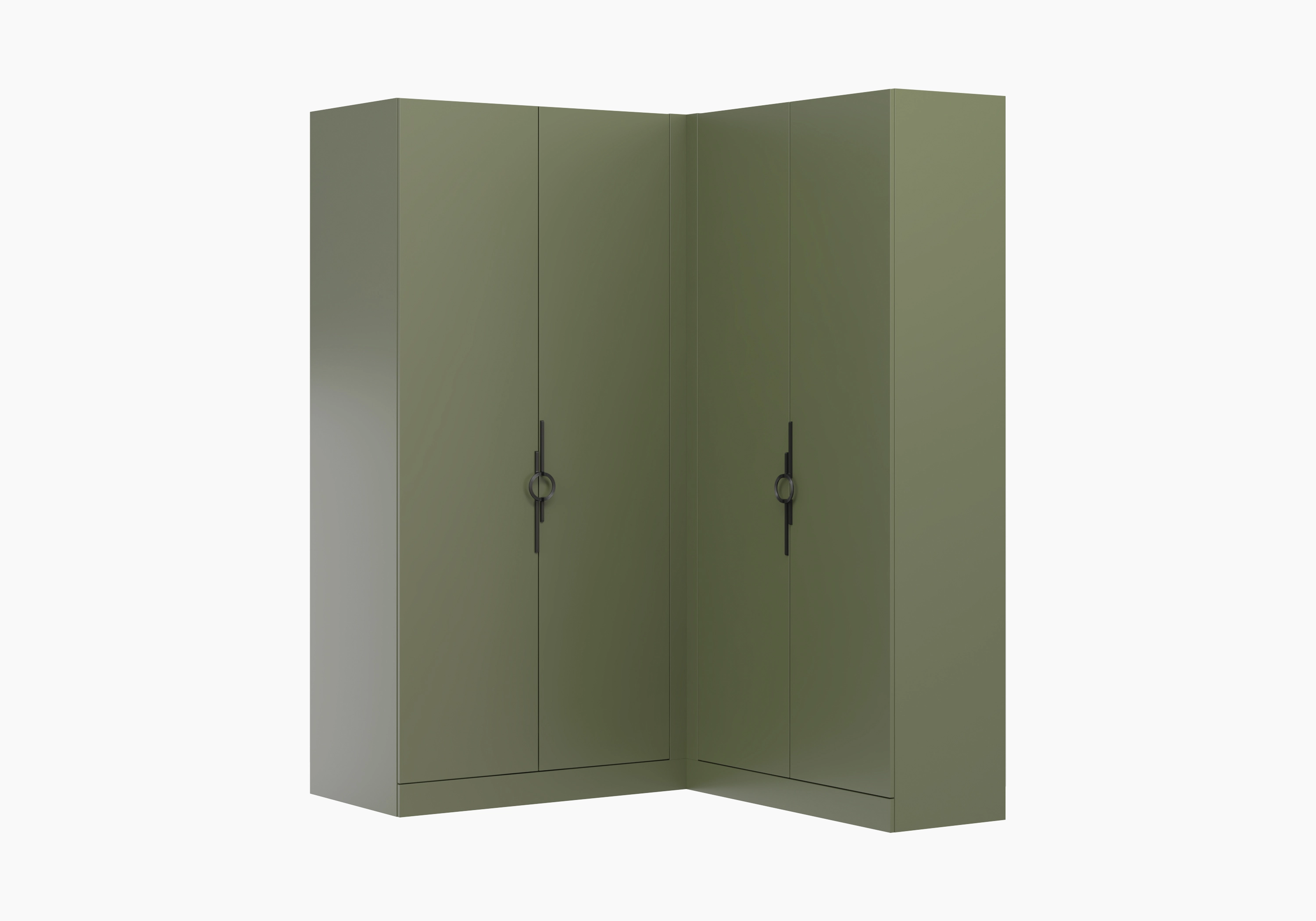 Распашной шкаф угловой Элавия-2-450