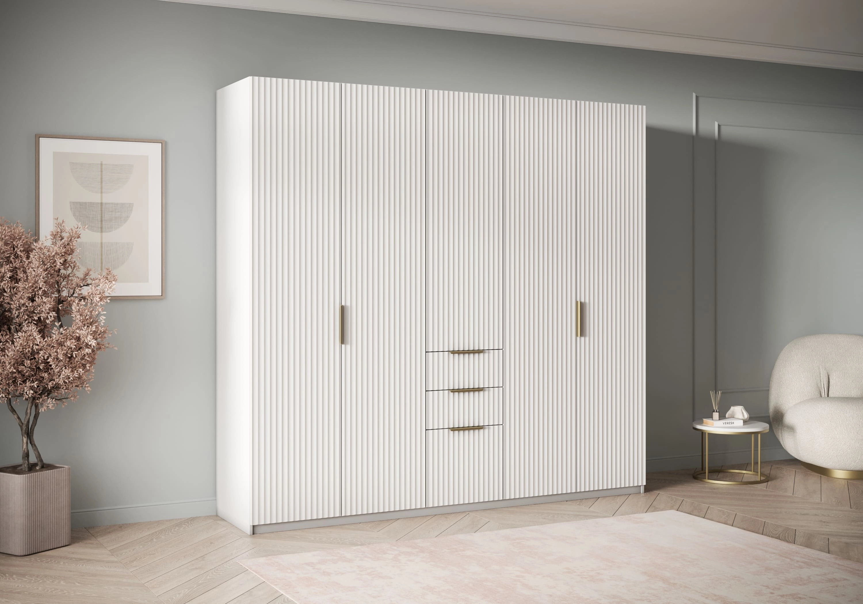 Шкаф-гармошка Шармель-3.3 Лайф Эмаль