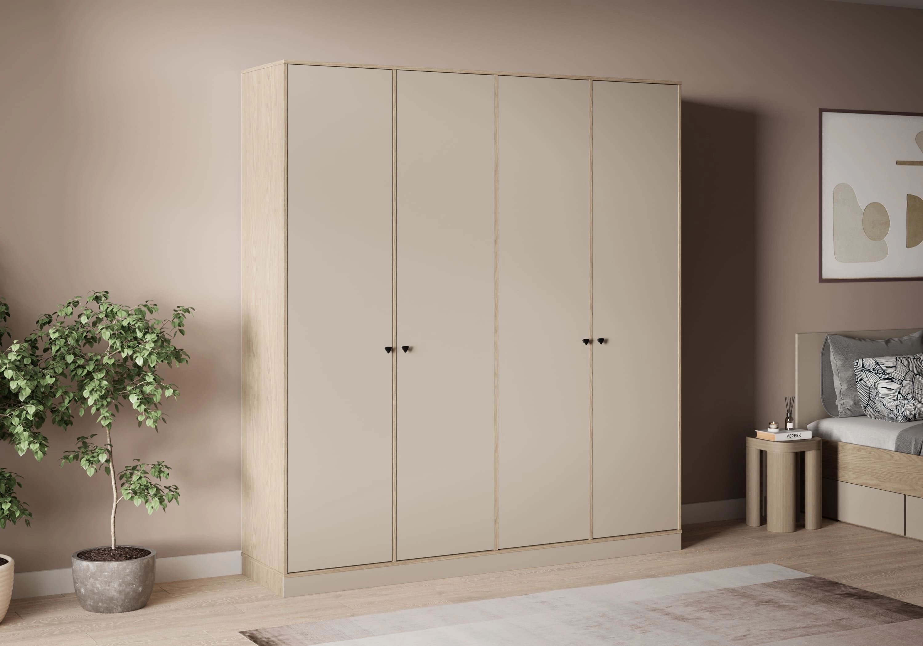 Распашной шкаф Виггинс-4