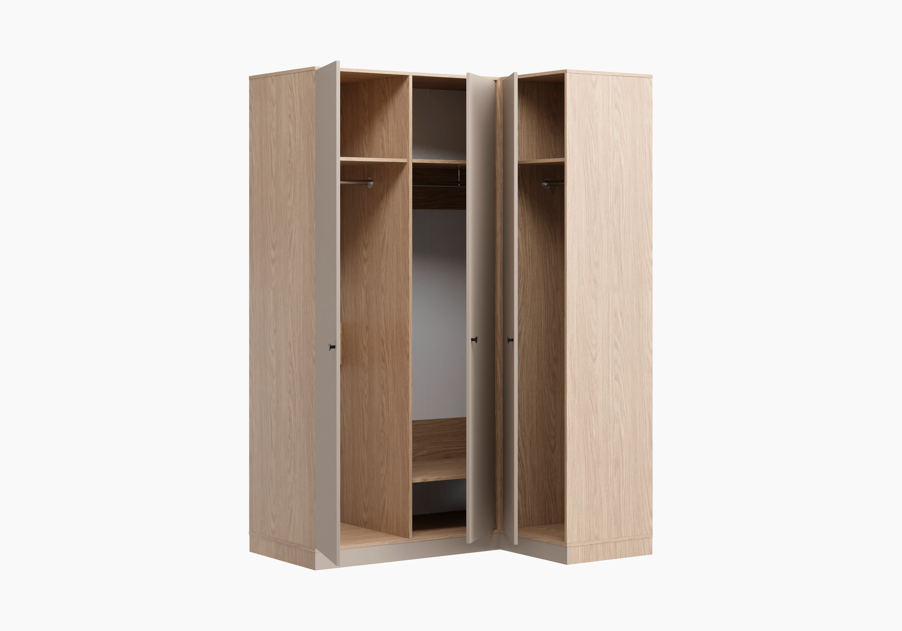 Распашной шкаф угловой Виггинс-2.1 400