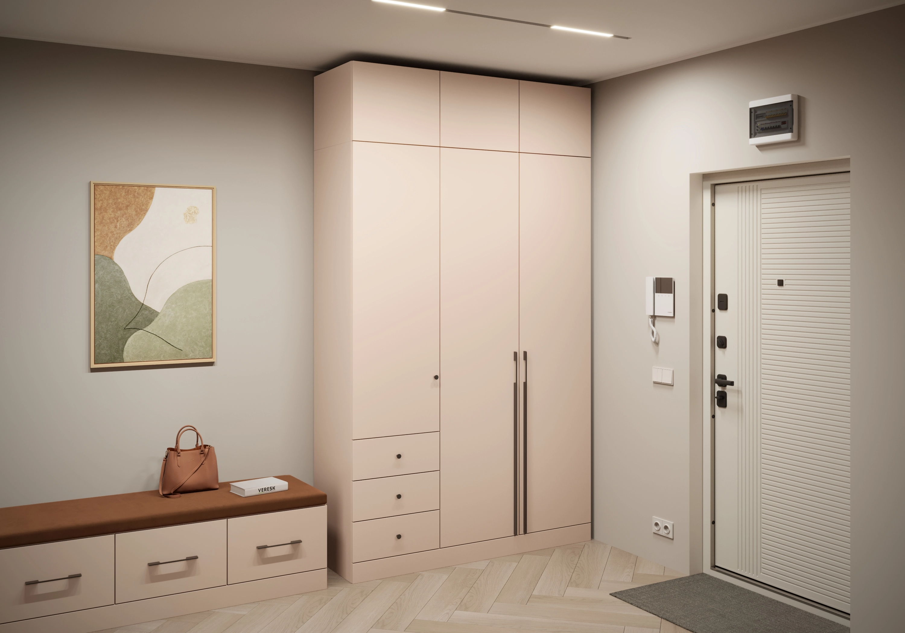 Распашной шкаф Капса-3.6.3 с антресолью