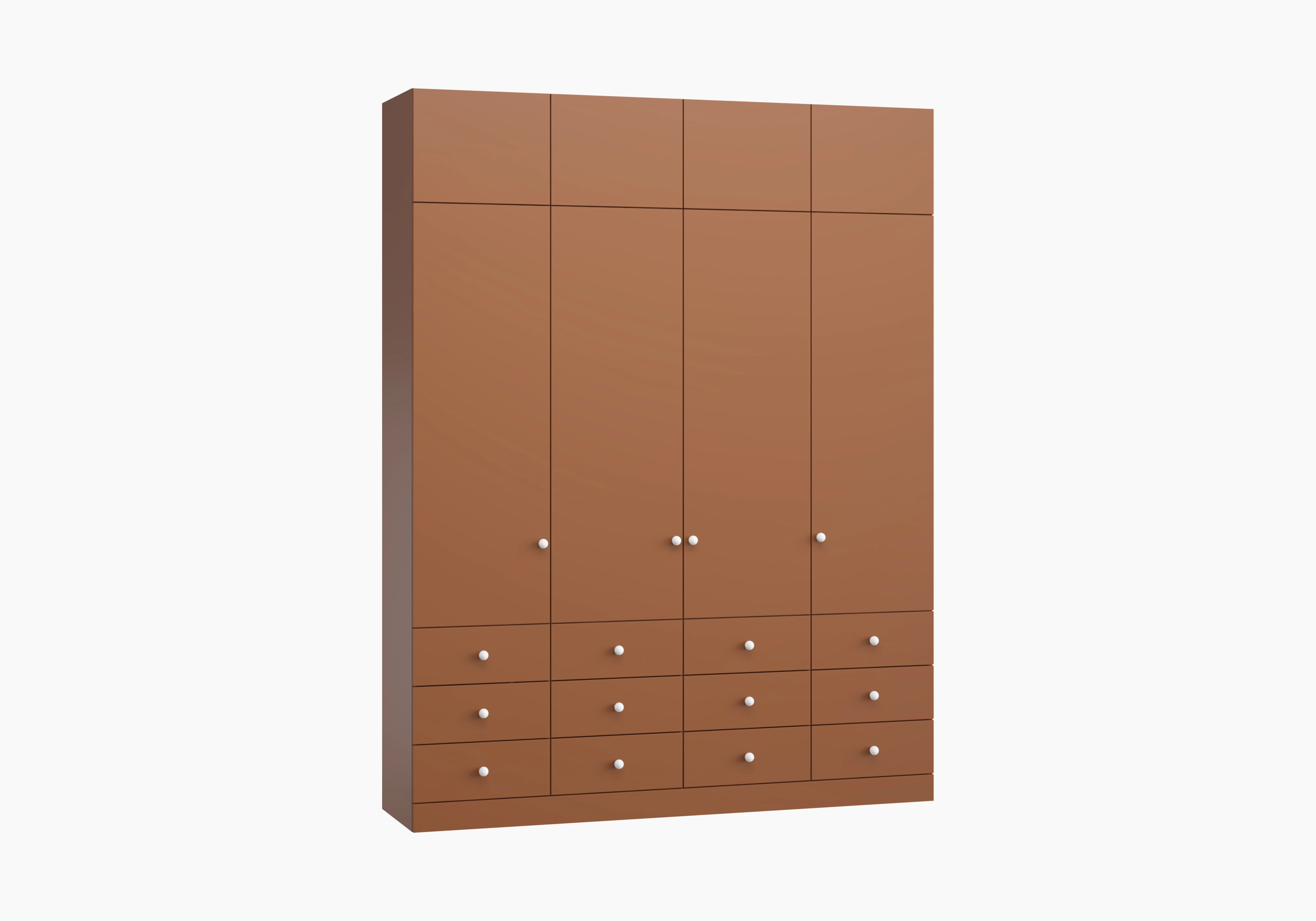 Распашной шкаф Капса-4.3.3 с антресолью