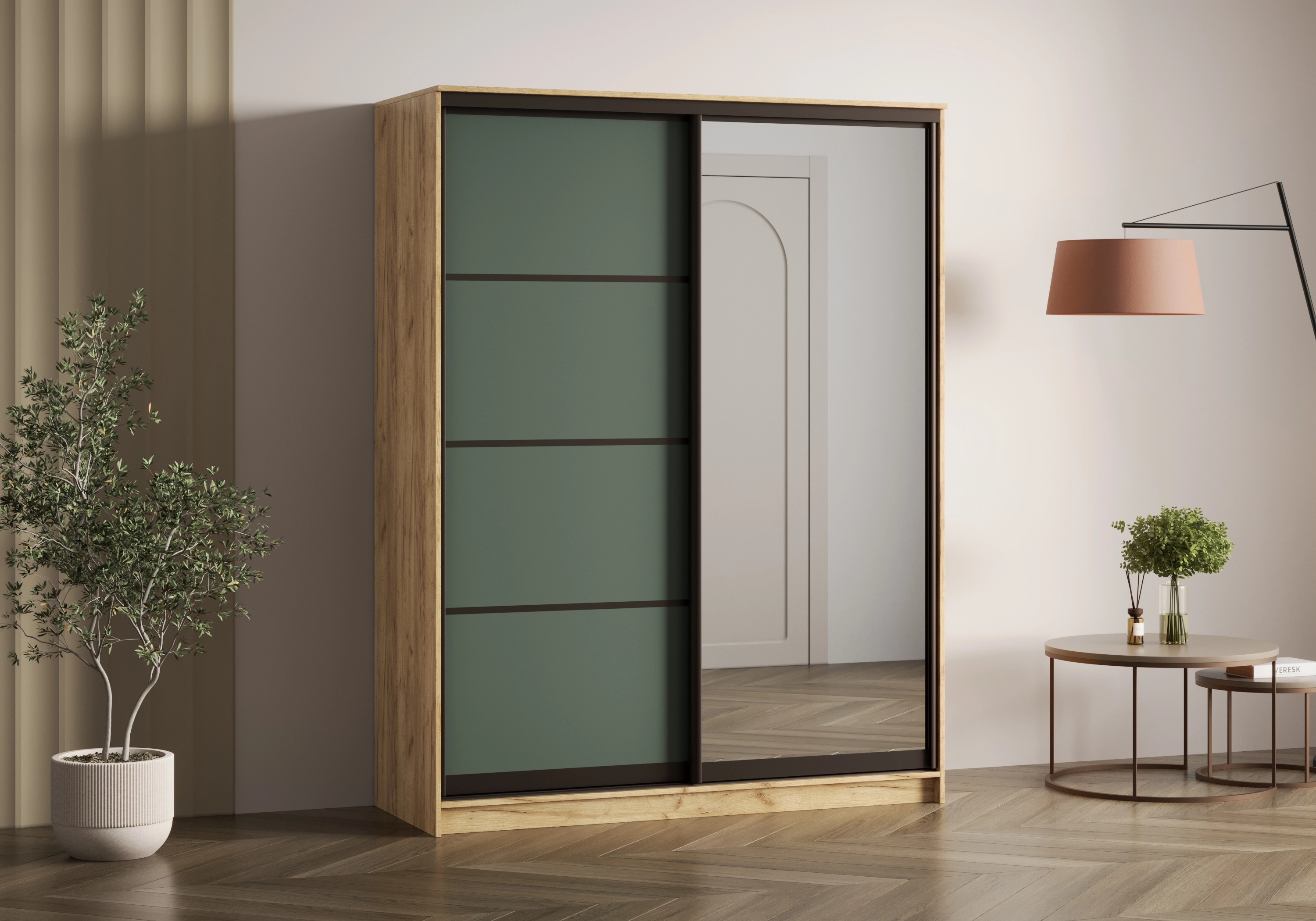 Шкаф-купе Борден-2-2 Премиум