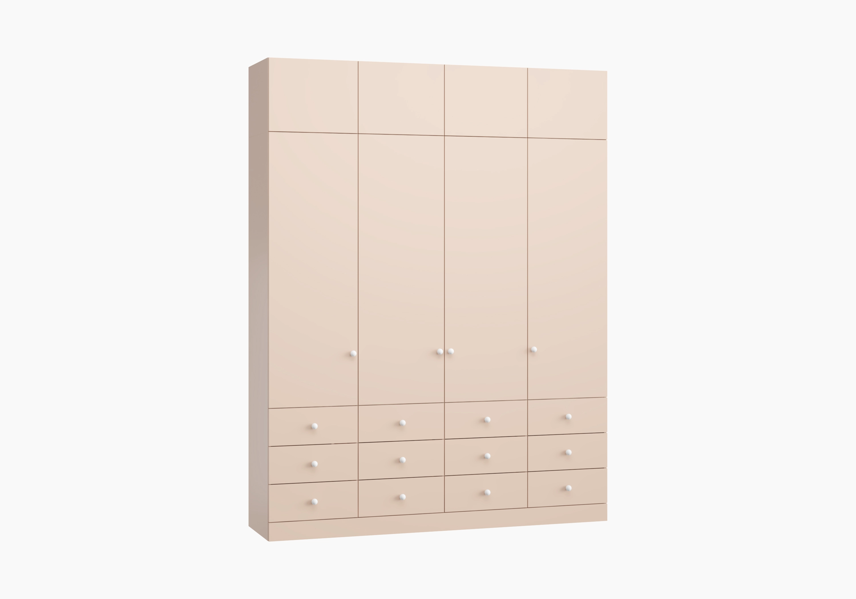 Распашной шкаф Капса-4.3.3 с антресолью