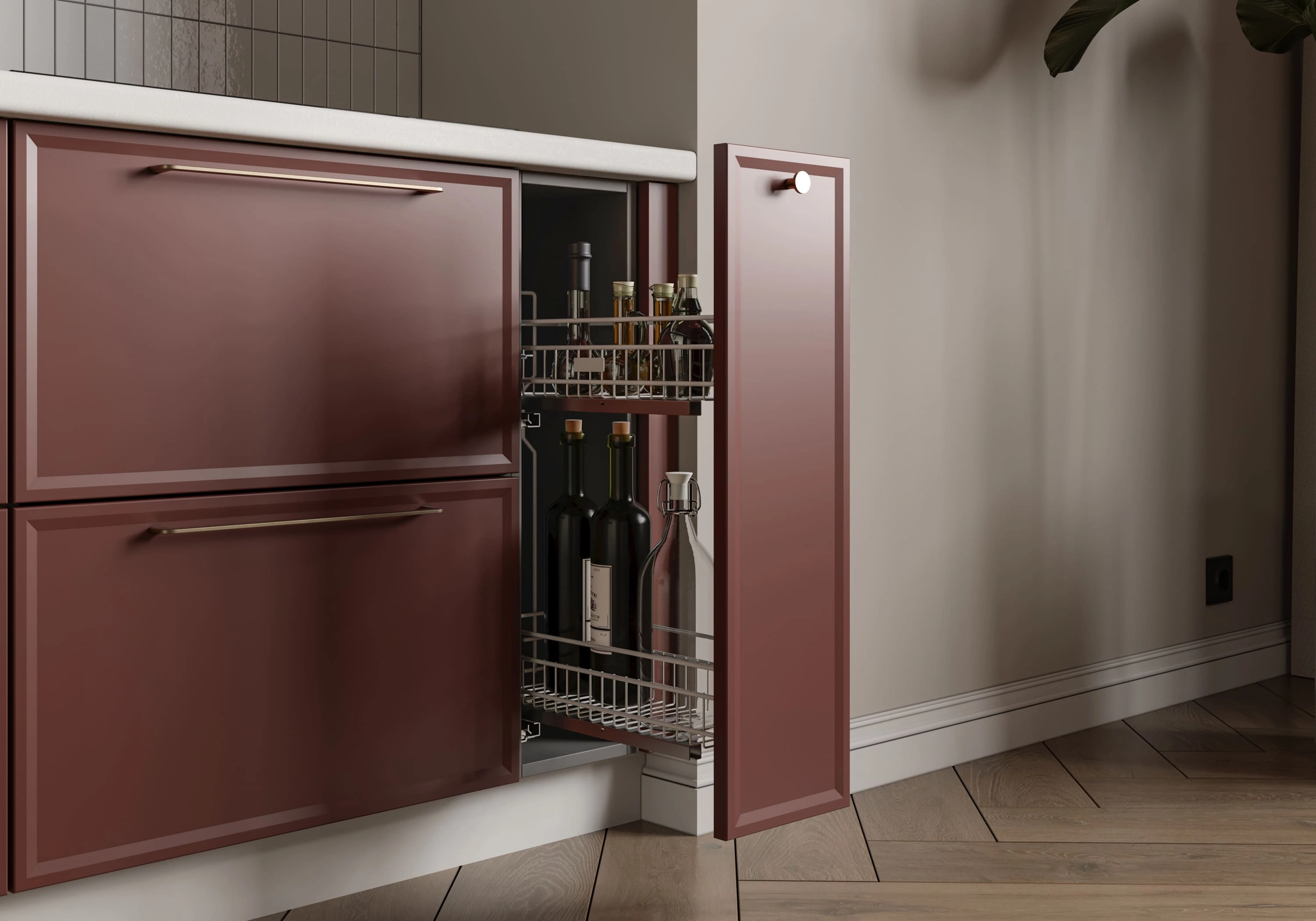 Кухонный гарнитур Лефель-1