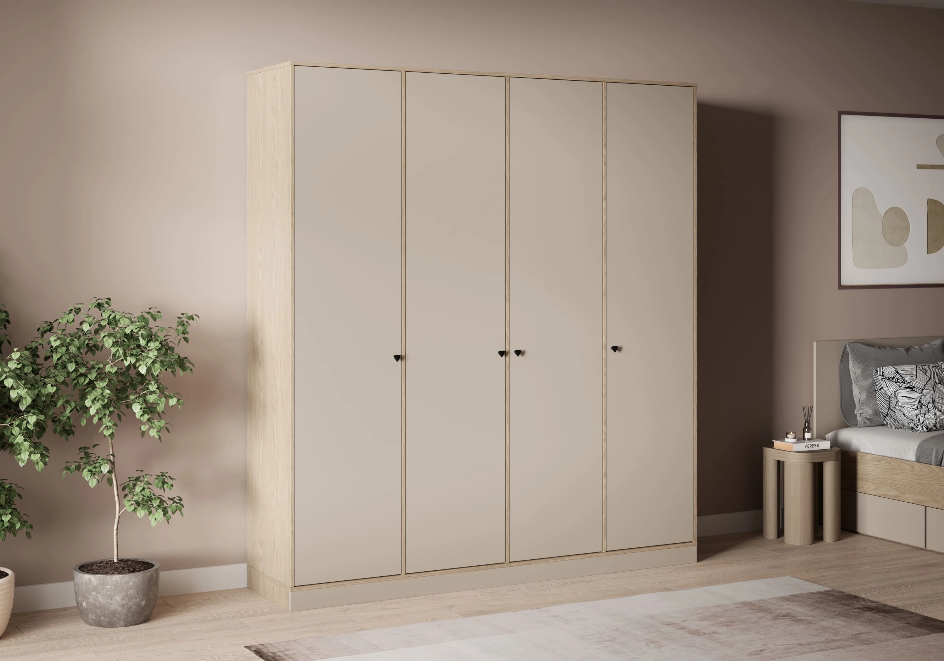 Распашной шкаф Виггинс-4В