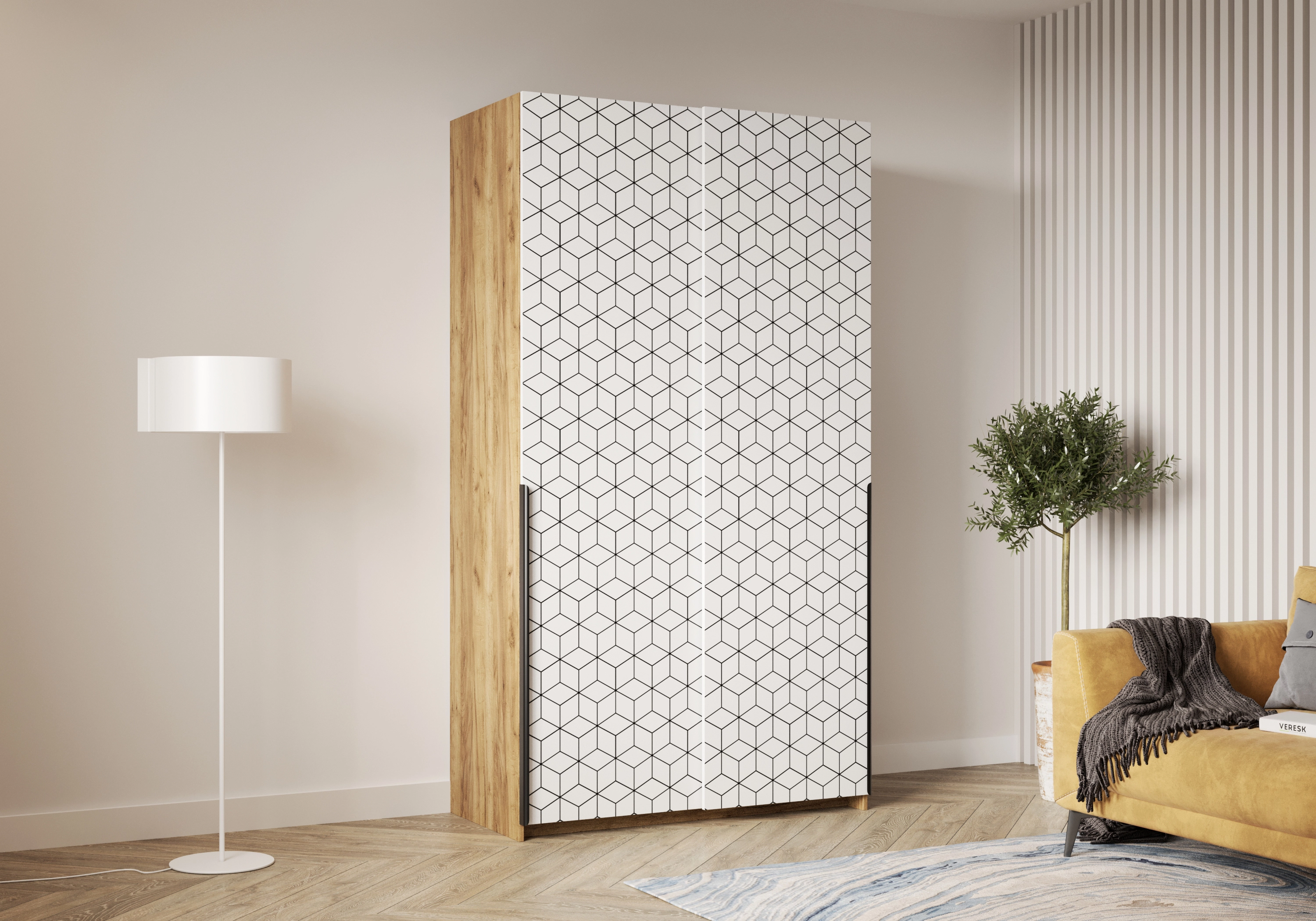 Шкаф-купе Салленс-2-1 Декор 2