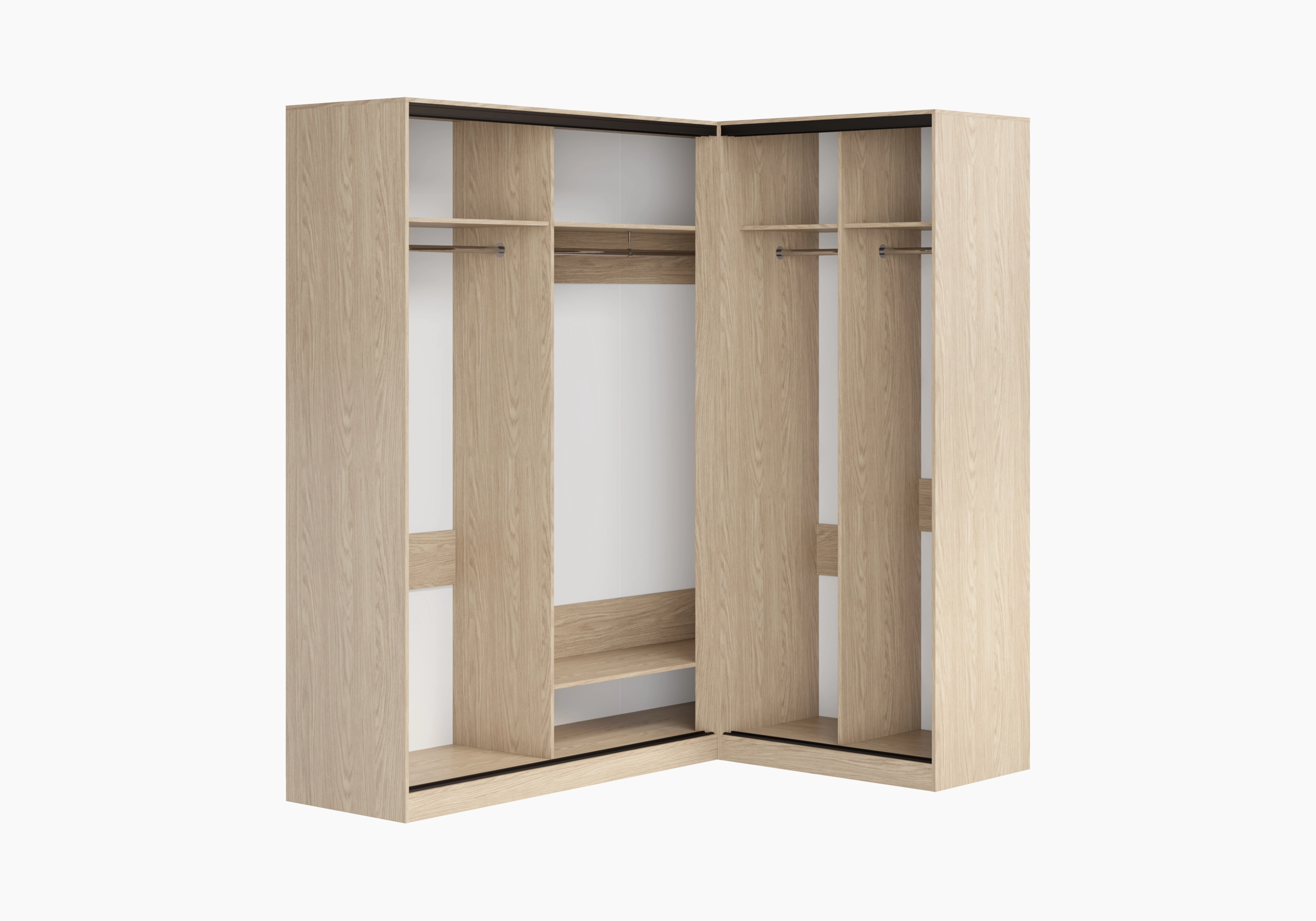 Шкаф-купе угловой Борден-6-1 1600 Премиум